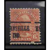 Used 558 6c James Garfield Barely Clears Misaligned PreCnx KA7132