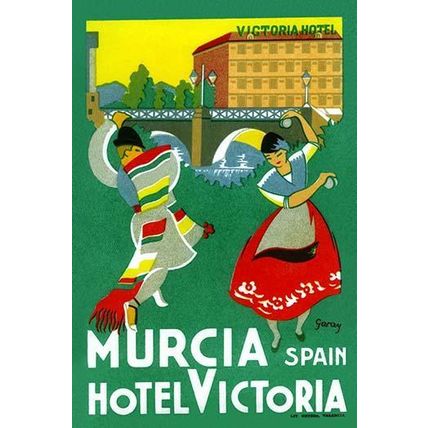 Murcia Hotel - Valencia Spain 12 x 18 Poster