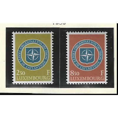 Luxembourg Stamps Scott #349 To 350, Used