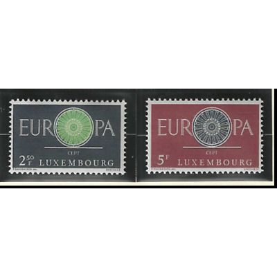 Luxembourg Stamps Scott #374 To 375, Mint Never Hinged