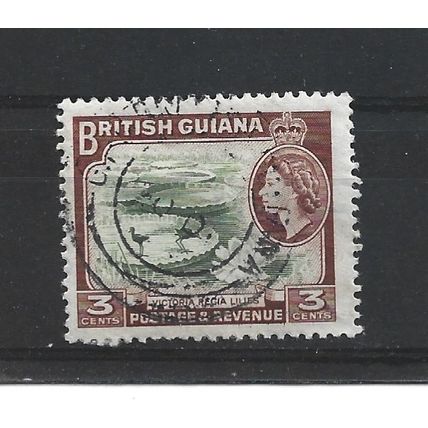 BritishGuiana.SG333 4c Victoria Regia Water-lilies.Fine Used.Nov24o