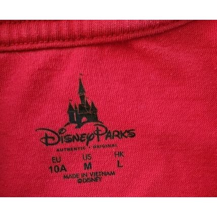 Minnie Mouse Walt Disney World Red Polka Dot T-Shirt Girl’s Size Medium