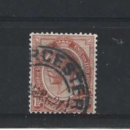 SouthAfrica.SG5 1 1/2d Chestnut (shades).Fine Used.Aug25c