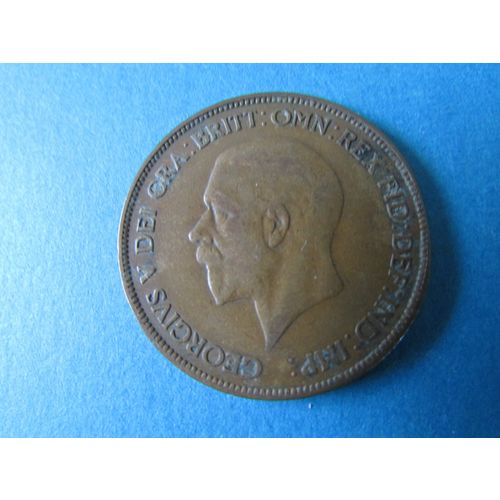 1934 GEORGE V ONE PENNY FREE POST. (a) AAF