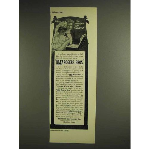 1904 1847 Rogers Bros. Silver Plate Ad - Presents
