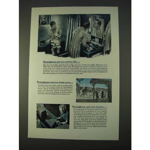 1944 Westinghouse Ad - Your Private Life