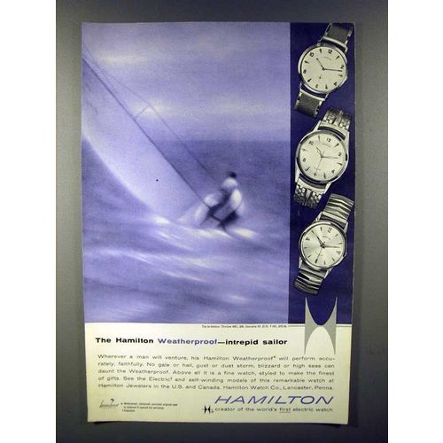 1960 Hamilton Thinline 4001, Converta, T-501 Watch Ad