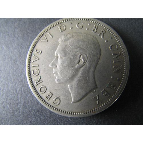 1949 GEORGE VI HALF CROWN FREE POST. AAJ
