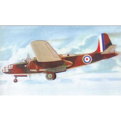 Artist Drawn Douglas Boston Military Aircraft Postcard (AM1848)