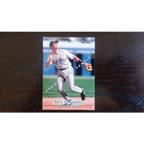 1997 Sports Illustrated Promotional Sample Card # 158 Alex Rodriguez Mint (9)