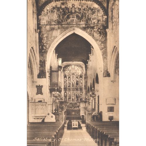 Frith's GB Postcard - St. Thomas's Church, Salisbury, Wiltshire