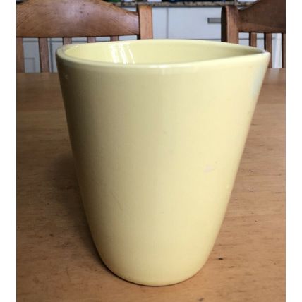 Primrose Yellow Glazed Ceramic Orchid Pot with lip inside to allow water drain