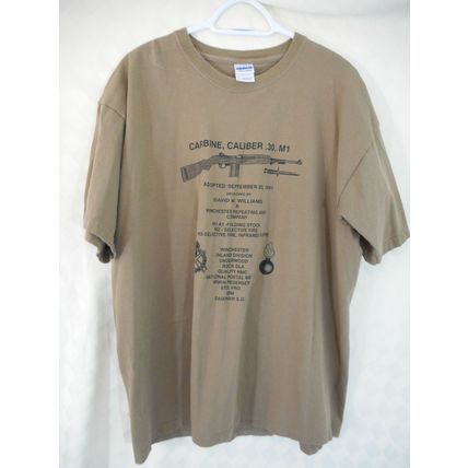 M1 Carbine Rifle T Shirt XL Gildan Military Arms War Battle WWII Firearms
