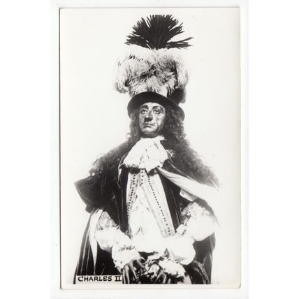 Charles II Wax Effigy Waxwork at Westminster Abbey Postcard