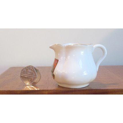 Vintage Miniature Crested Jug Malmesbury Coat of Arms by W H Goss