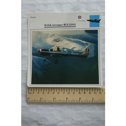 British Aerospace Bulldog - GB - Trainer - Collectors Club Card