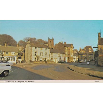 The Square Hartington Derbyshire 1970s Mint Postcard