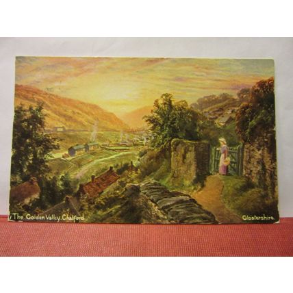 THE GOLDEN VALLEY, CHALFORD, Gloucestershire used antique postcard 1907 pm /