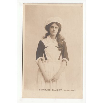 Actress Gertrude Elliott Postcard Rotary