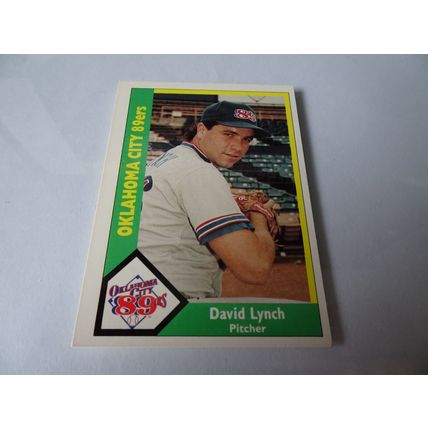 1990 CMC Card # 154 David Lynch Very Good-Excellent (4) Oklahoma City 89ers