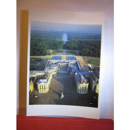 AERIAL VIEW, CHATEAU DE VERSAILLES, FRANCE unused postcard dated 1995 #