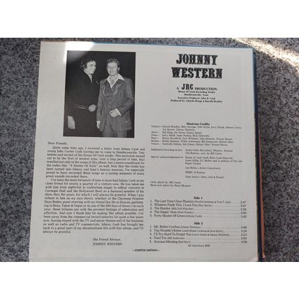 Johnny Western – Johnny Western (JRC007) (LP)