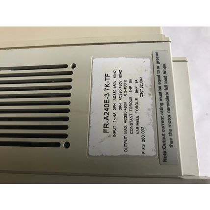 Mitsubish FR-A240E-3.7K-TF,Freqrol-A200,460V 5HP Inverter AC Drive 400V CLASS,AJ
