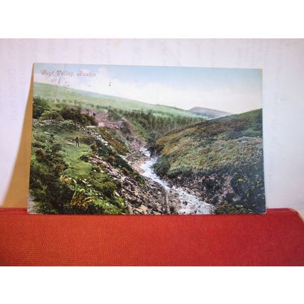 GOYT VALLEY, near BUXTON, DERBYSHIRE used antique postcard 1909 pm =