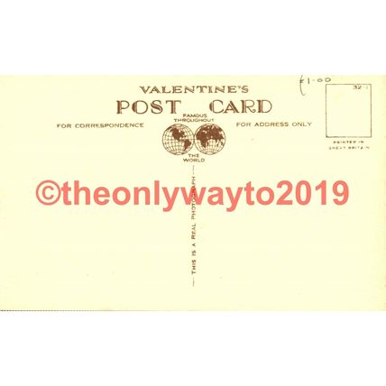 Wild Garden, Bodnant, Conway, Wales, Valentines RP Postcard 1932