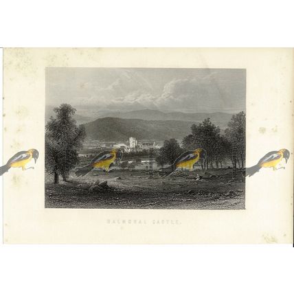 Balmoral Castle, Scotland, Book Illustration (Print), 1899