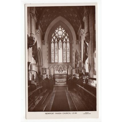 The Parish Church Newport Isle of Wight IOW RP Postcard