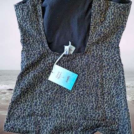 Demi Moore X Andie Swim The Marseilles One Piece Black Lurex Jacquard Size Small