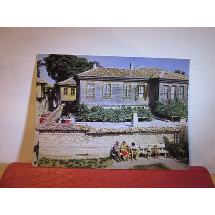 DIE ALTSTADT, NESSEBYR, NESSEBAR, BULGARIA used postcard 1988 stamp =