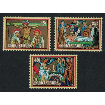 Cook Is. Easter French Prayer Books 3v 1981 MNH SG#807-809