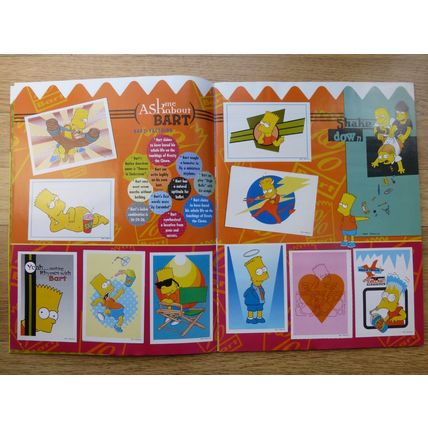 Panini The Simpsons Springfield Sticker Collection - Complete Sticker Album