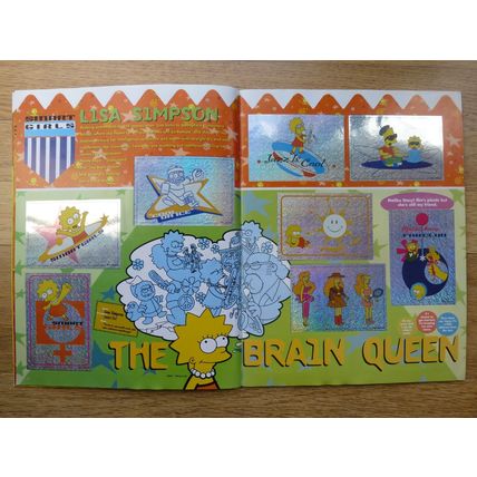 Panini The Simpsons Springfield Sticker Collection - Complete Sticker Album