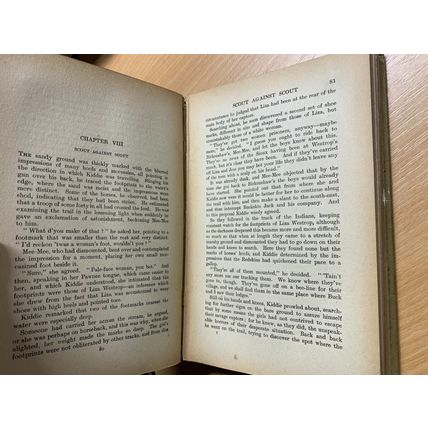 1919 ROBERT LEIGHTON "KIDDIE OF THE CAMP" PRAIRIE WESTERN FICTION BOOK (P4)