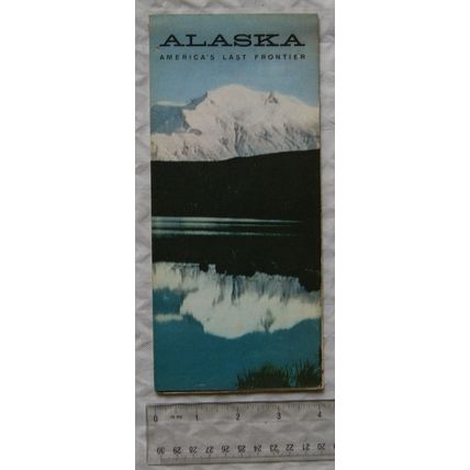 1964 map of Alaska, America's Last Frontier