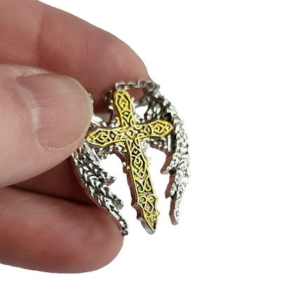Angel Wings Cross Necklace 2 Tone Color Christmas Birthday Gift A69