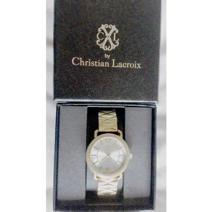CXL by CHRISTIAN LACROIX Quartz Analogue Gold Tone Bracelet Watch BNIB (RARE)