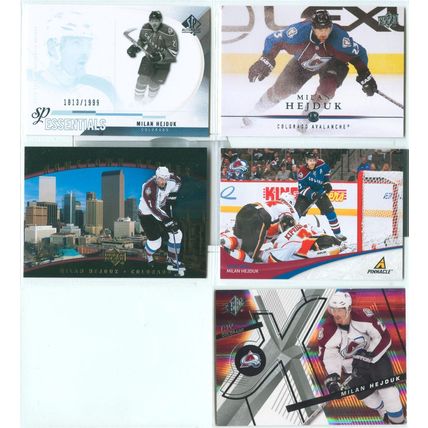 Milan Hejduk 13x card lot incl Inserts