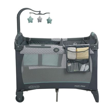Graco Pack and Play Change 'N Carry Playard | Includes Portable Changing Pad, Ma