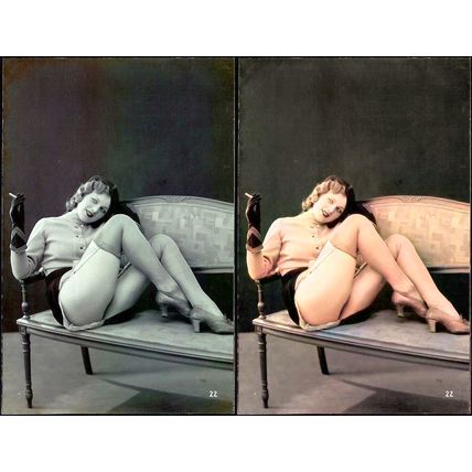 3700 Colorized Victorian Nudes - Vintage erotic art - digital download