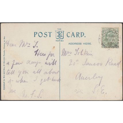St Osyth Church near Clacton on Sea, Essex, 1908 - Roe & Son Postcard