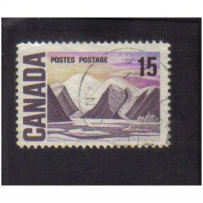 1967 canada bylot island 15c f/u sg586