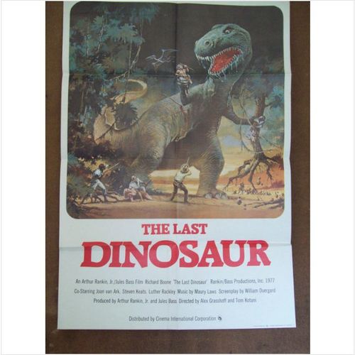 THE LAST DINOSAUR Richard Boone, Joan van Ark 1-Sheet Poster