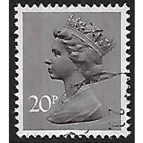 SG X916: 20 p. brownish black Definitive Stamp: Queen Elizabeth II.
