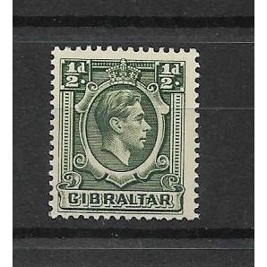 Gibraltar.SG121 1/2d King George VI.Mounted Mint.Apr17i