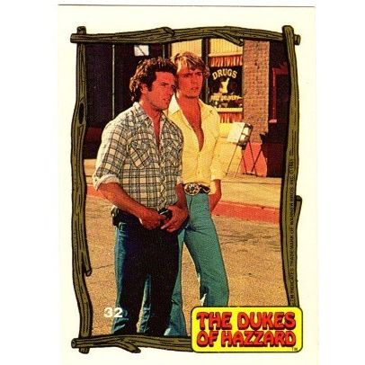 1981 Donruss Dukes of Hazzard Bo and Luke Duke # 32