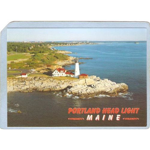 ME Portland Lighthouse Postcard Portland Head Lighthouse lighthouse_box1~227